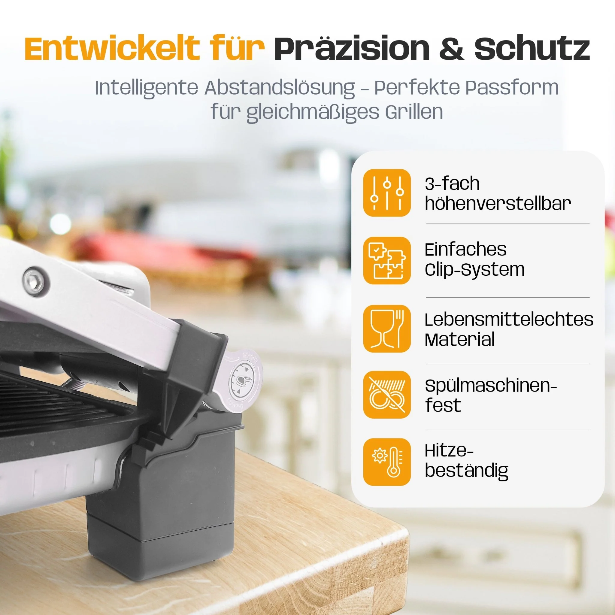 Abstandshalter Clip für Tefal Optigrill & OptiGrill XL - Image 2
