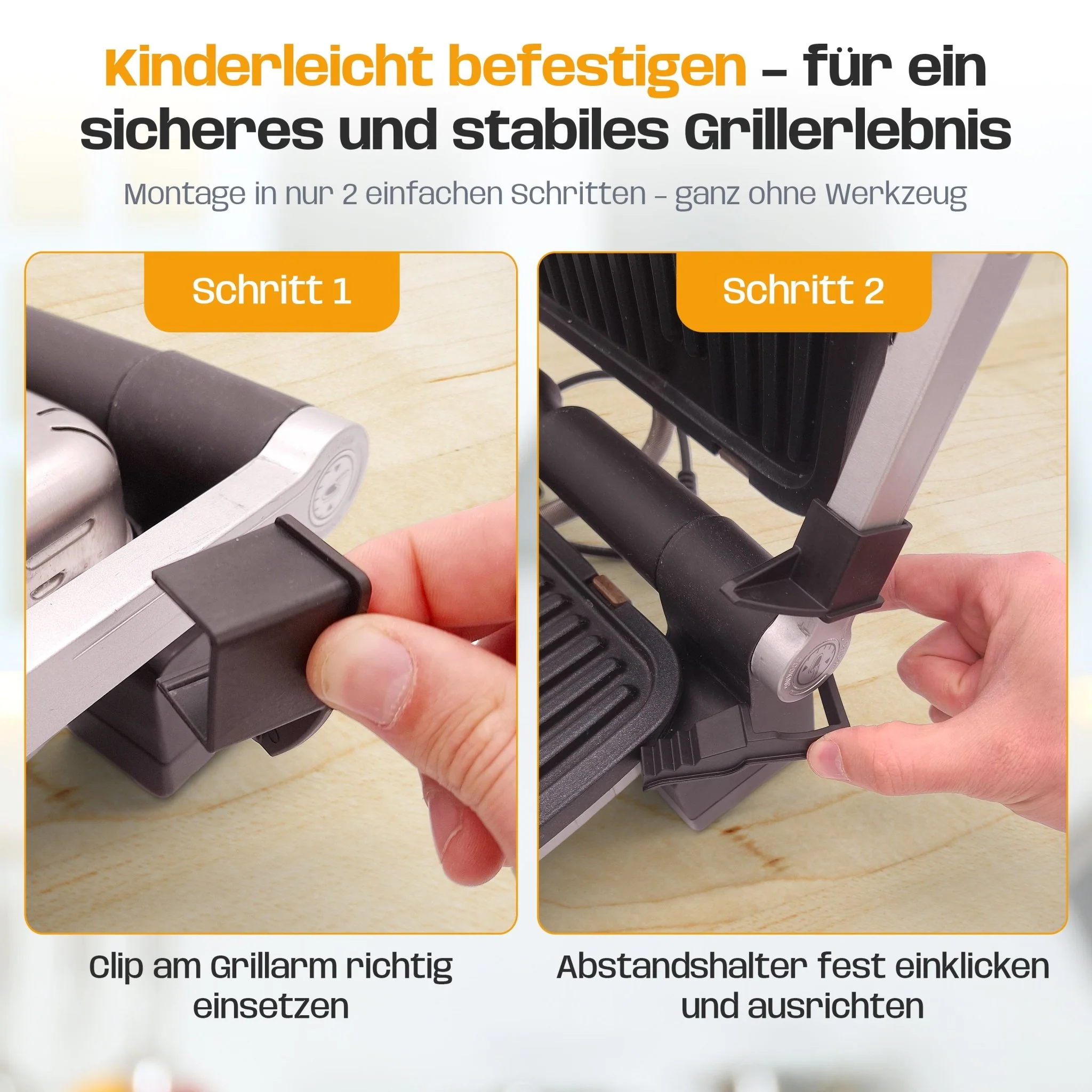 Abstandshalter Clip für Tefal Optigrill & OptiGrill XL - Image 5