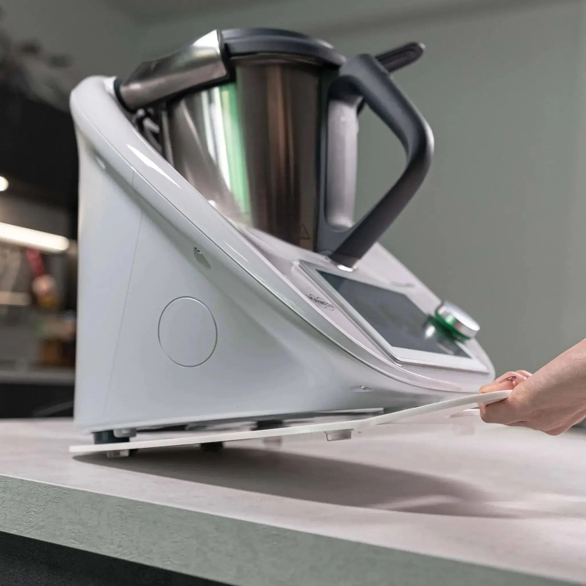 [B-Ware] EasySlider® | Gleitbrett aus Acrylglas für Thermomix TM6, TM5 - Image 2