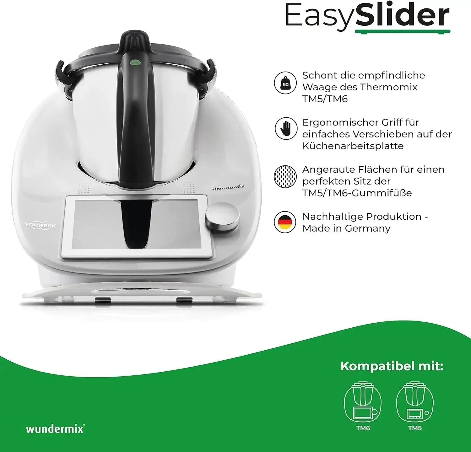 [B-Ware] EasySlider® | Gleitbrett aus Acrylglas für Thermomix TM6, TM5 - Image 3