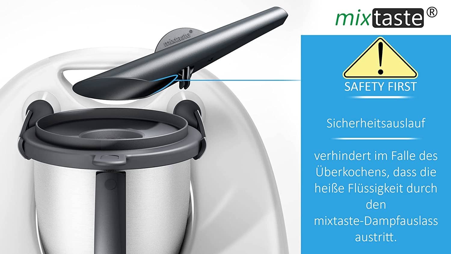 [B-Ware] mixtaste® | Dampfumleiter-Kamin für Thermomix TM6, TM5 - Image 4