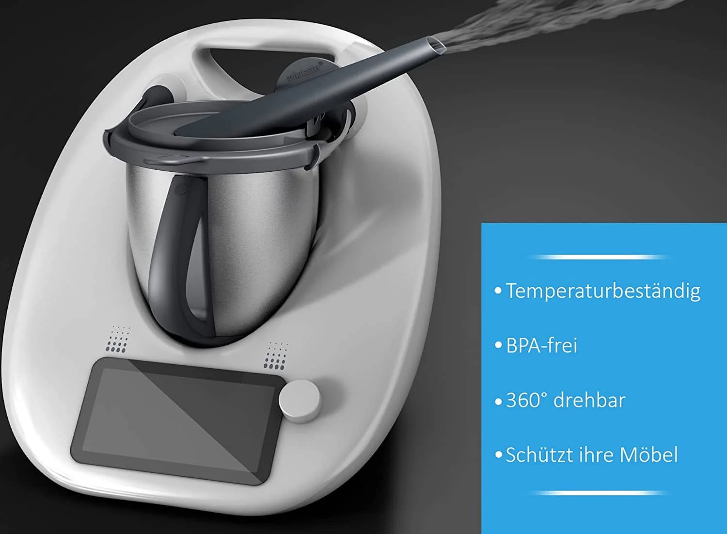 [B-Ware] mixtaste® | Dampfumleiter-Kamin für Thermomix TM6, TM5 - Image 5