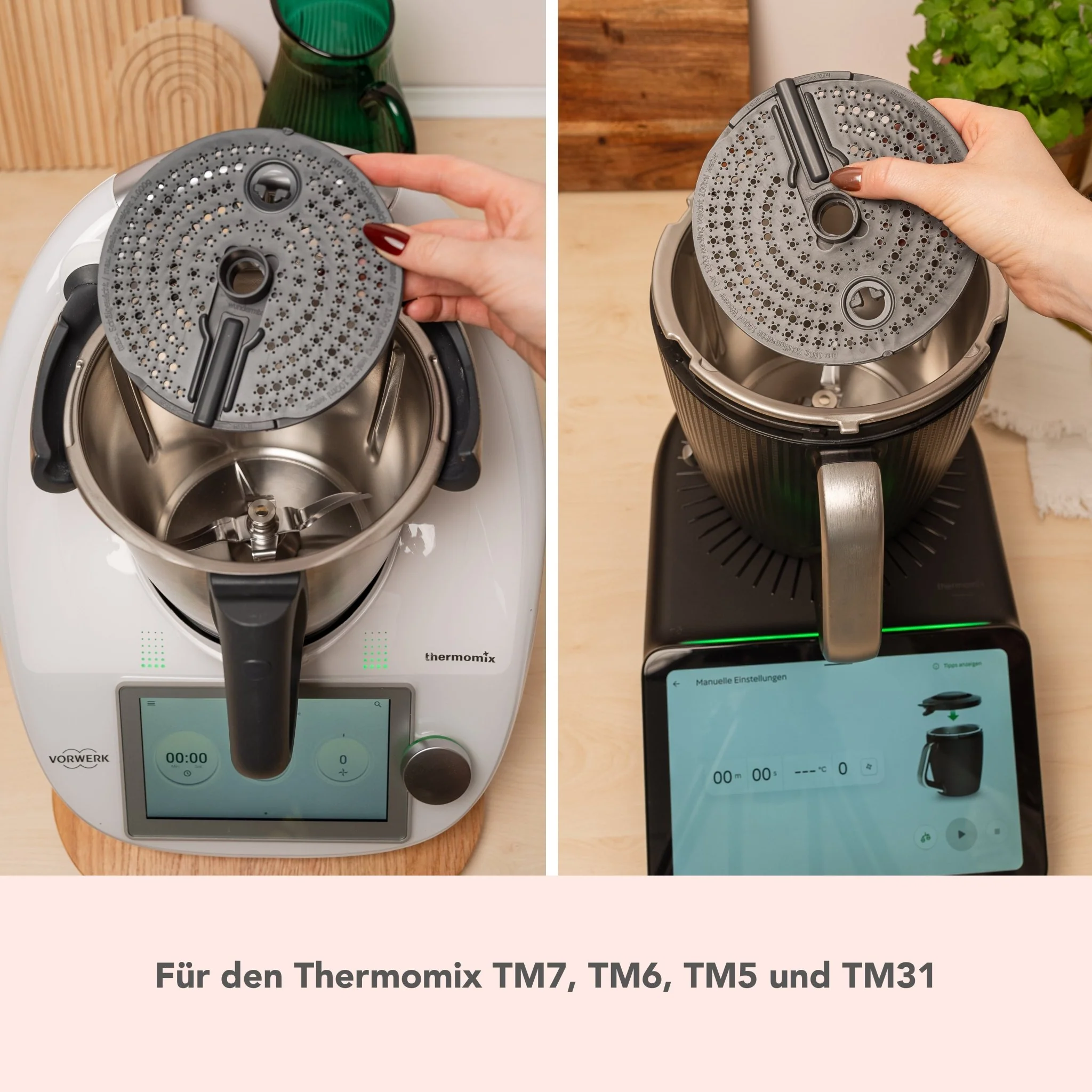 WunderPeeler® (mit Träger) | Kartoffelschäler-Aufsatz für Thermomix TM7, TM6, TM5, TM31 - Image 4