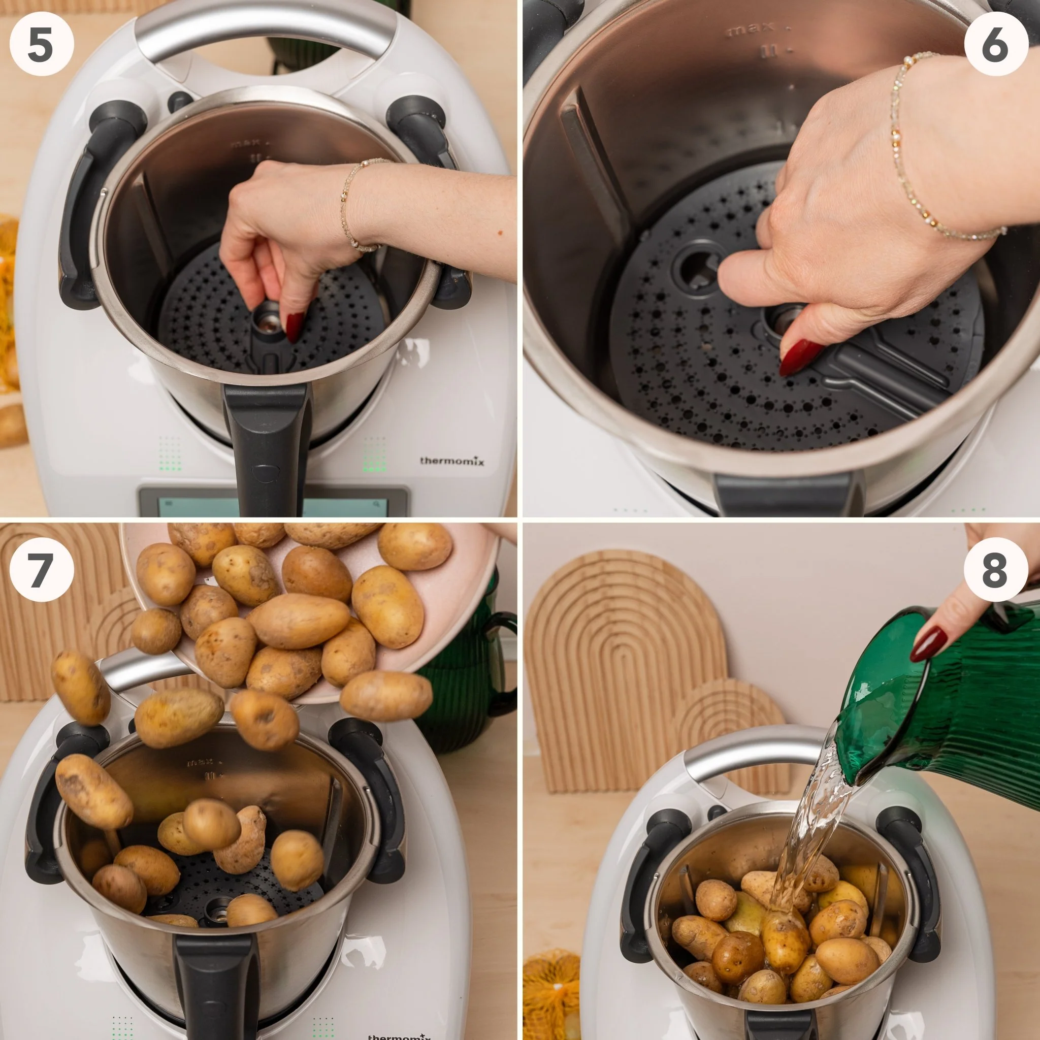 WunderPeeler® (mit Träger) | Kartoffelschäler-Aufsatz für Thermomix TM7, TM6, TM5, TM31 - Image 7