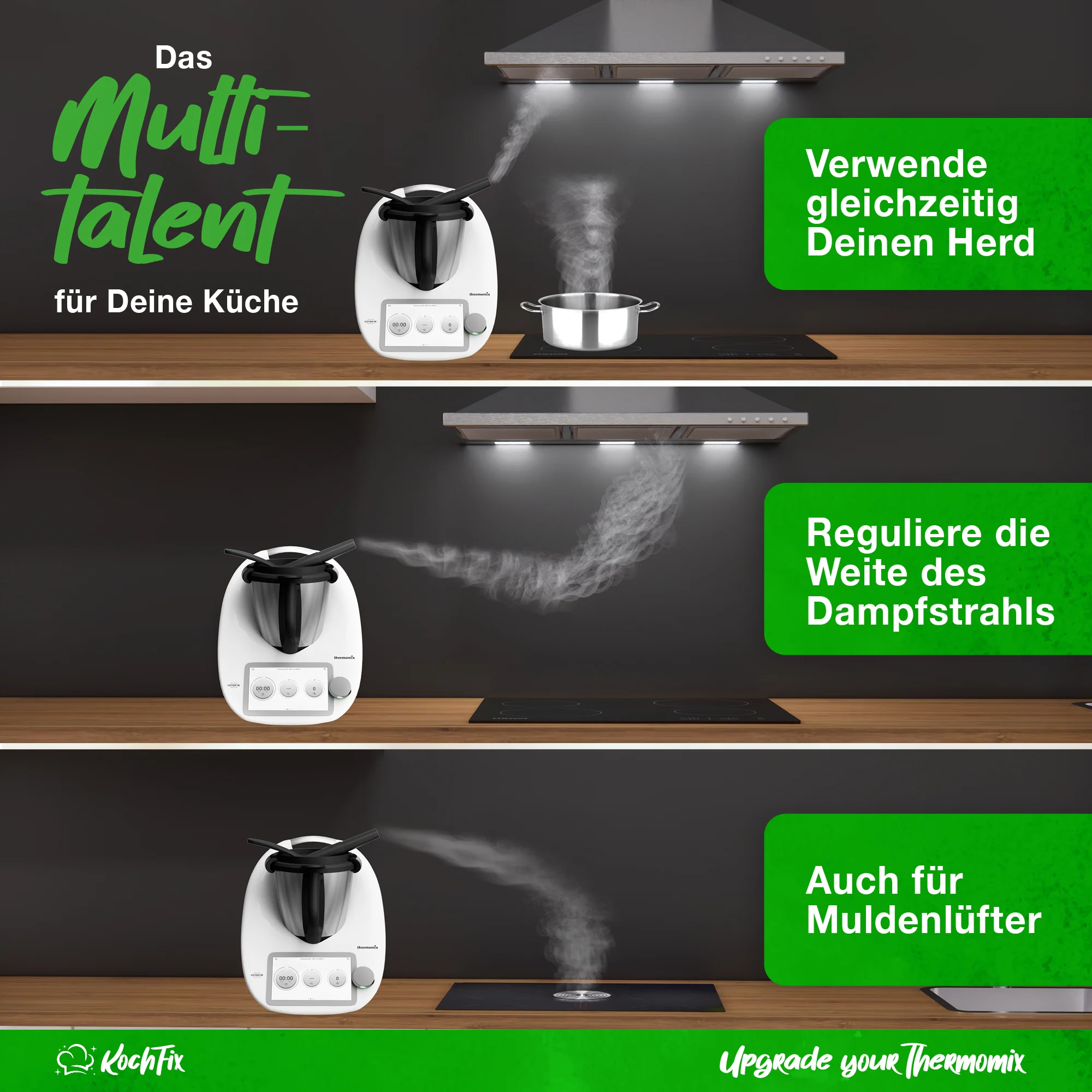 KochFix Dampfumleitung für Thermomix TM6, TM5, TM31 & Monsieur Cuisine - Image 3