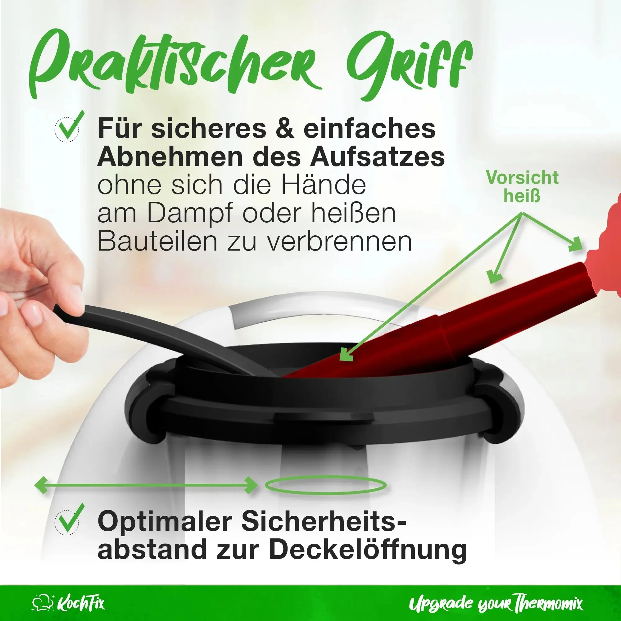 KochFix Dampfumleitung für Thermomix TM6, TM5, TM31 & Monsieur Cuisine - Image 5