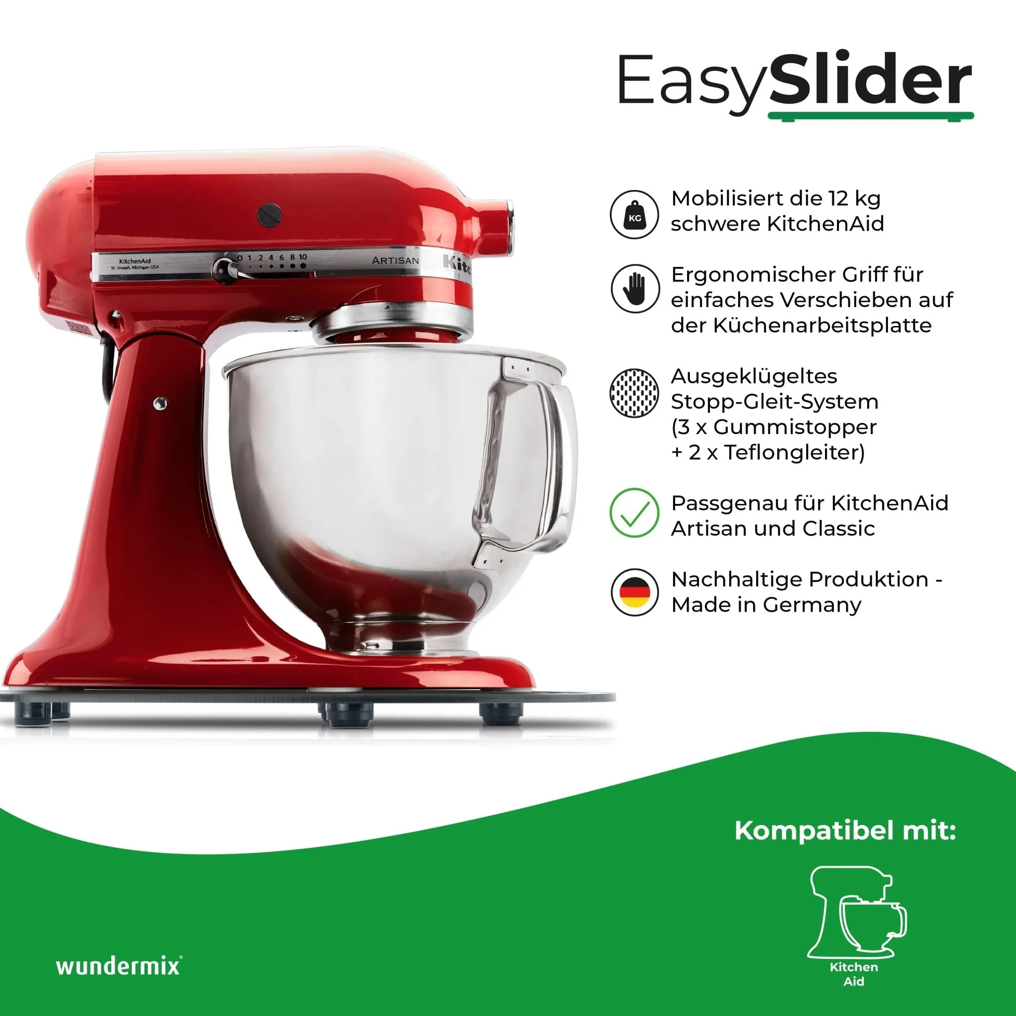 EasySlider® | Gleitbrett aus Acrylglas für KitchenAid - Image 3