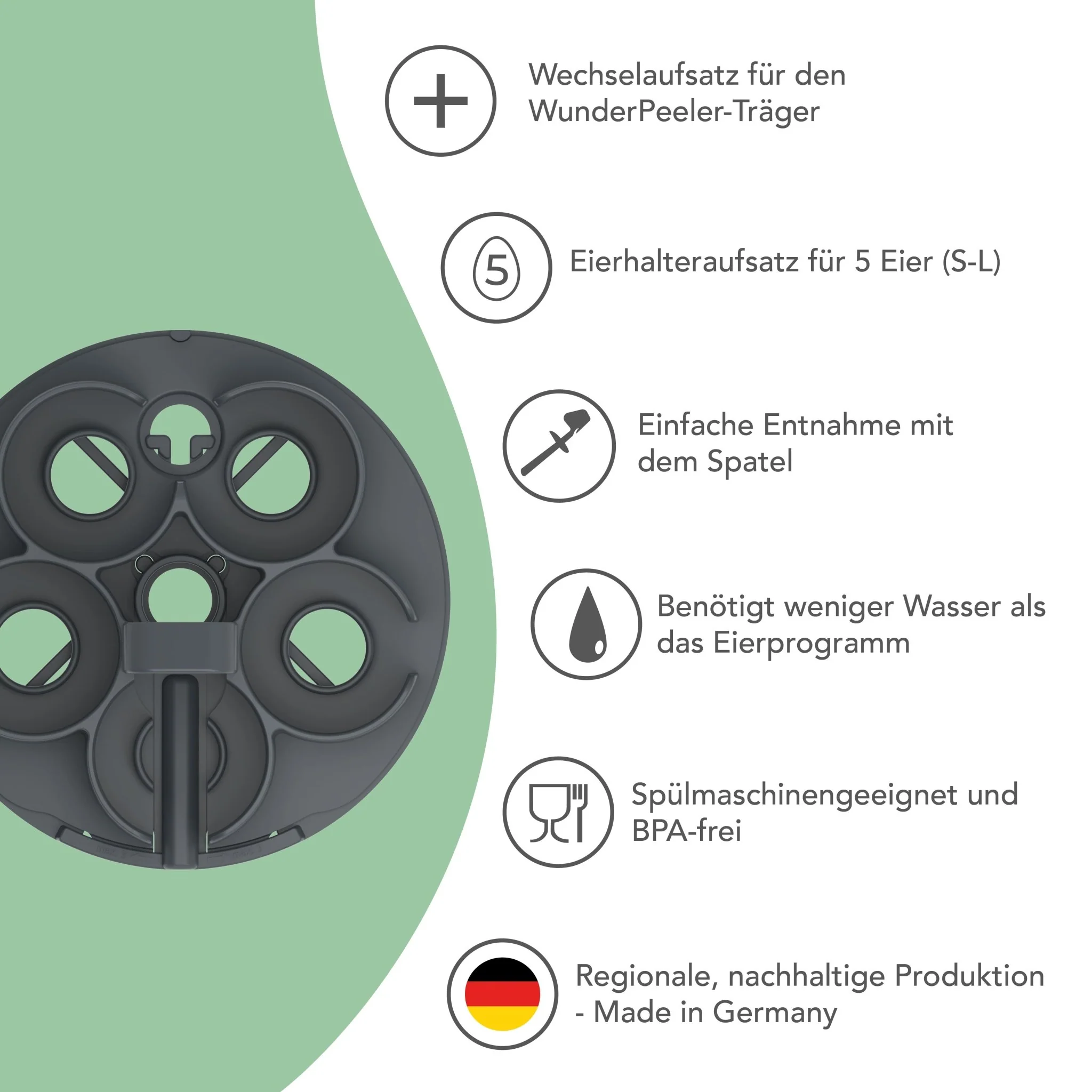 EggPro | Eierhalter-Aufsatz inkl. Träger für Thermomix TM7, TM6, TM5, TM31 - Image 6