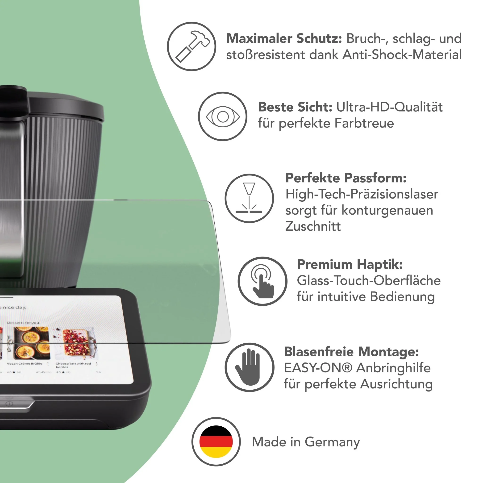 WunderScreen® Spar-Set | Displayschutz, Touchpen und Mikrofasertuch für TM7 - Image 7