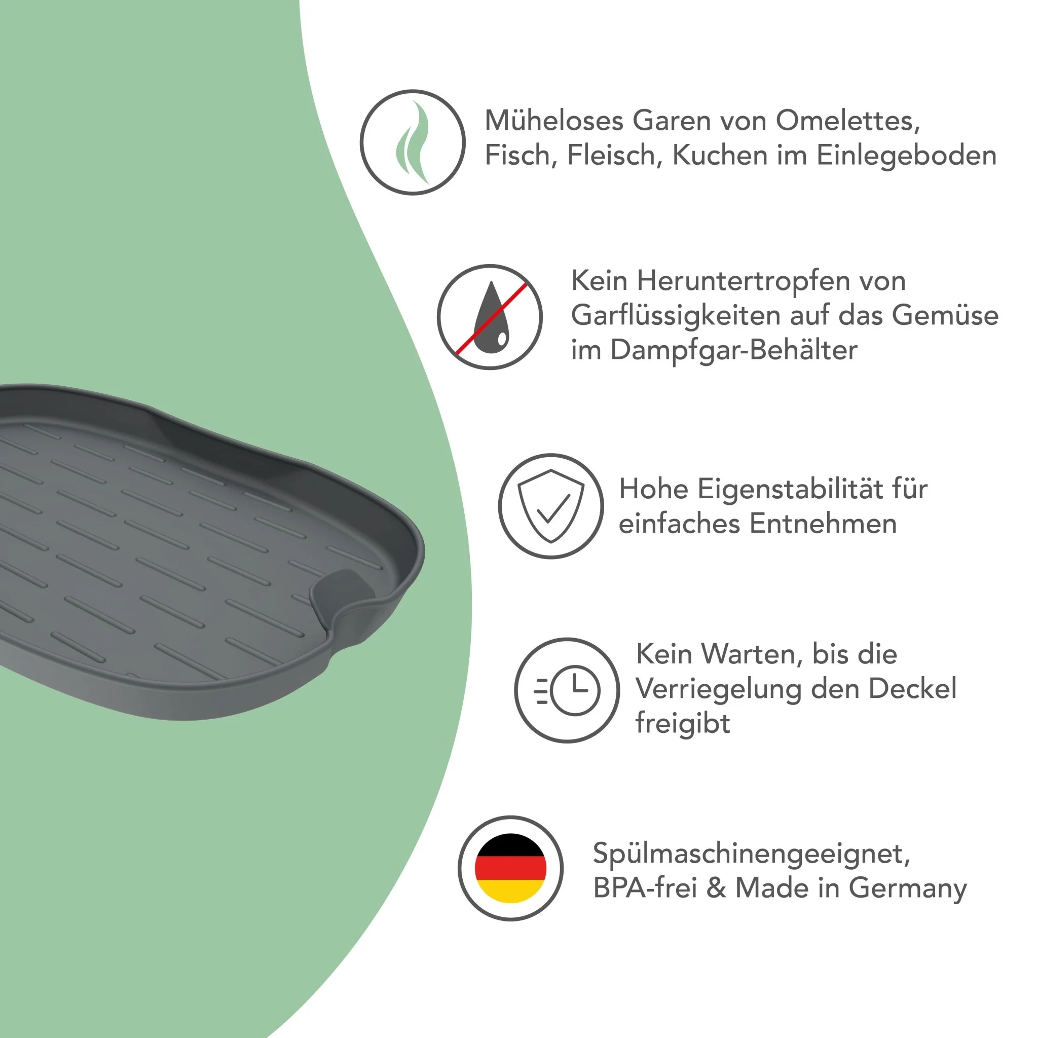 FlexiSteam Dampfgar-Silikonform für Monsieur Cuisine - Image 3