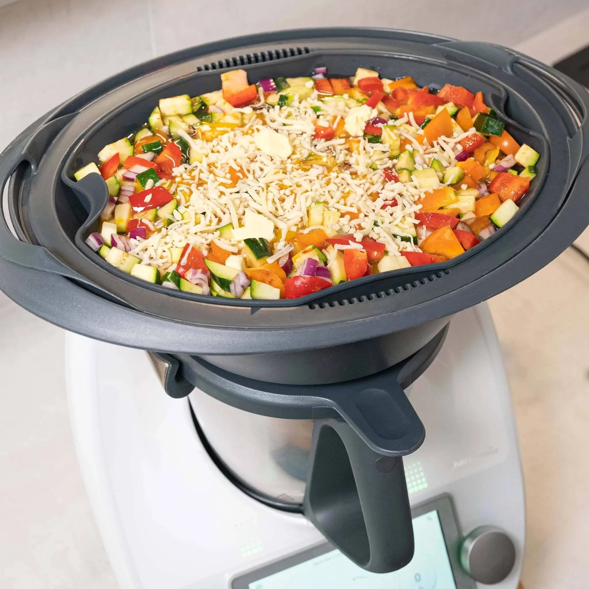 FlexiSteam® | Silikon-Auflaufform für Varoma-Einlegeboden | Thermomix TM6, TM5, TM31 und TM Friend - Image 4