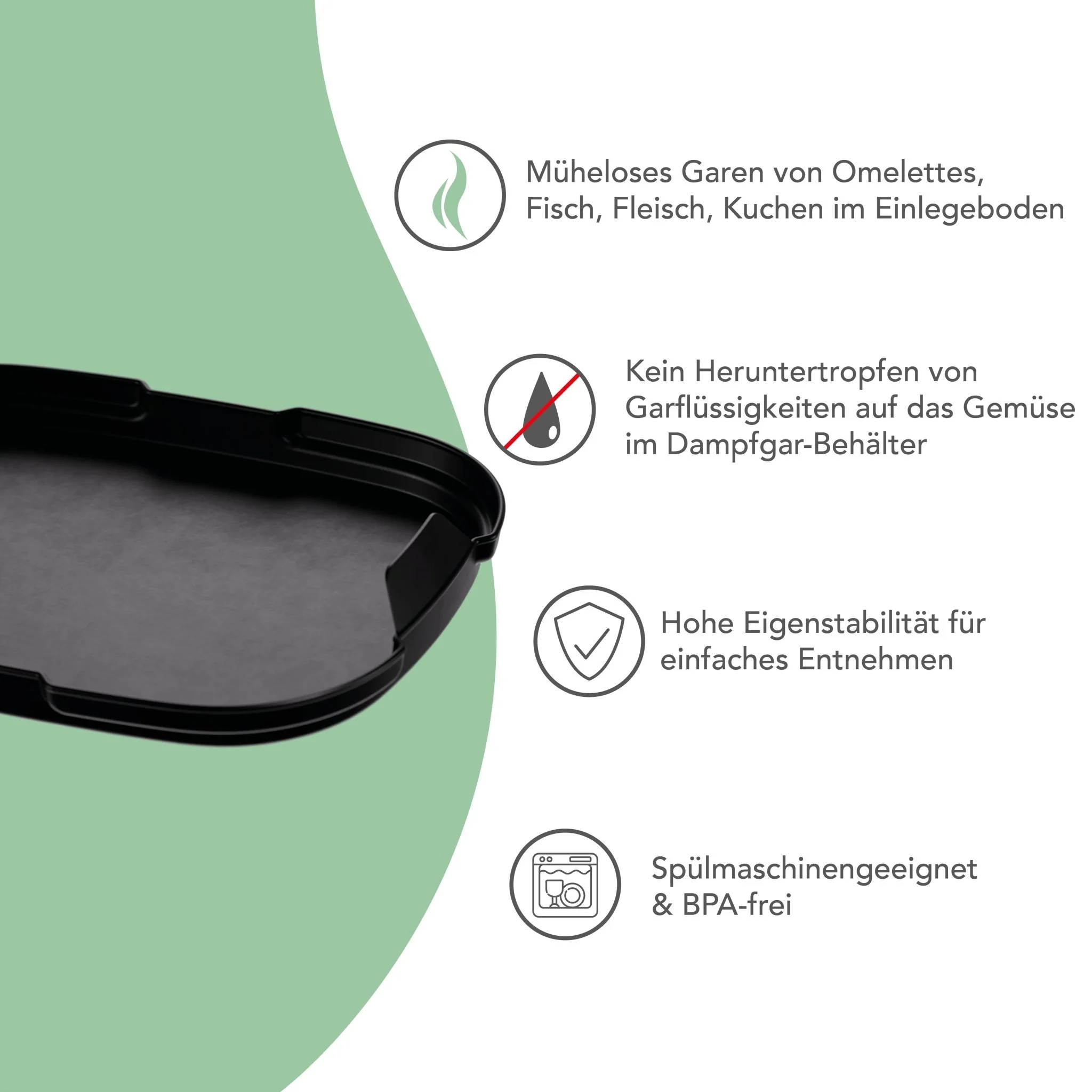 FlexiSteam® | Silikon-Auflaufform passend für den Varoma | Thermomix TM7 - Image 3