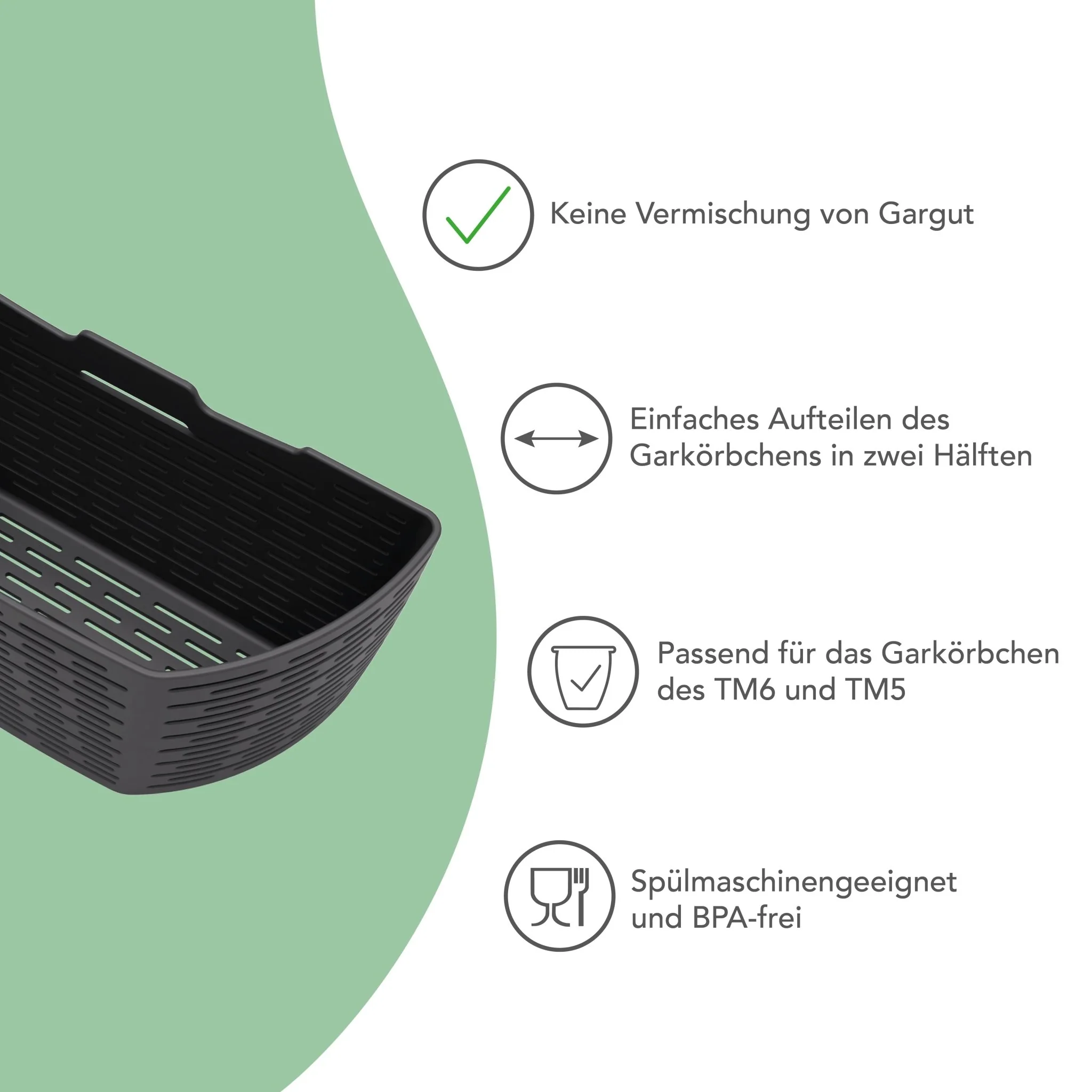 GarBuddy® | Einsatz für Garkorb des Thermomix TM7, TM6, TM5, TM31 - Image 3