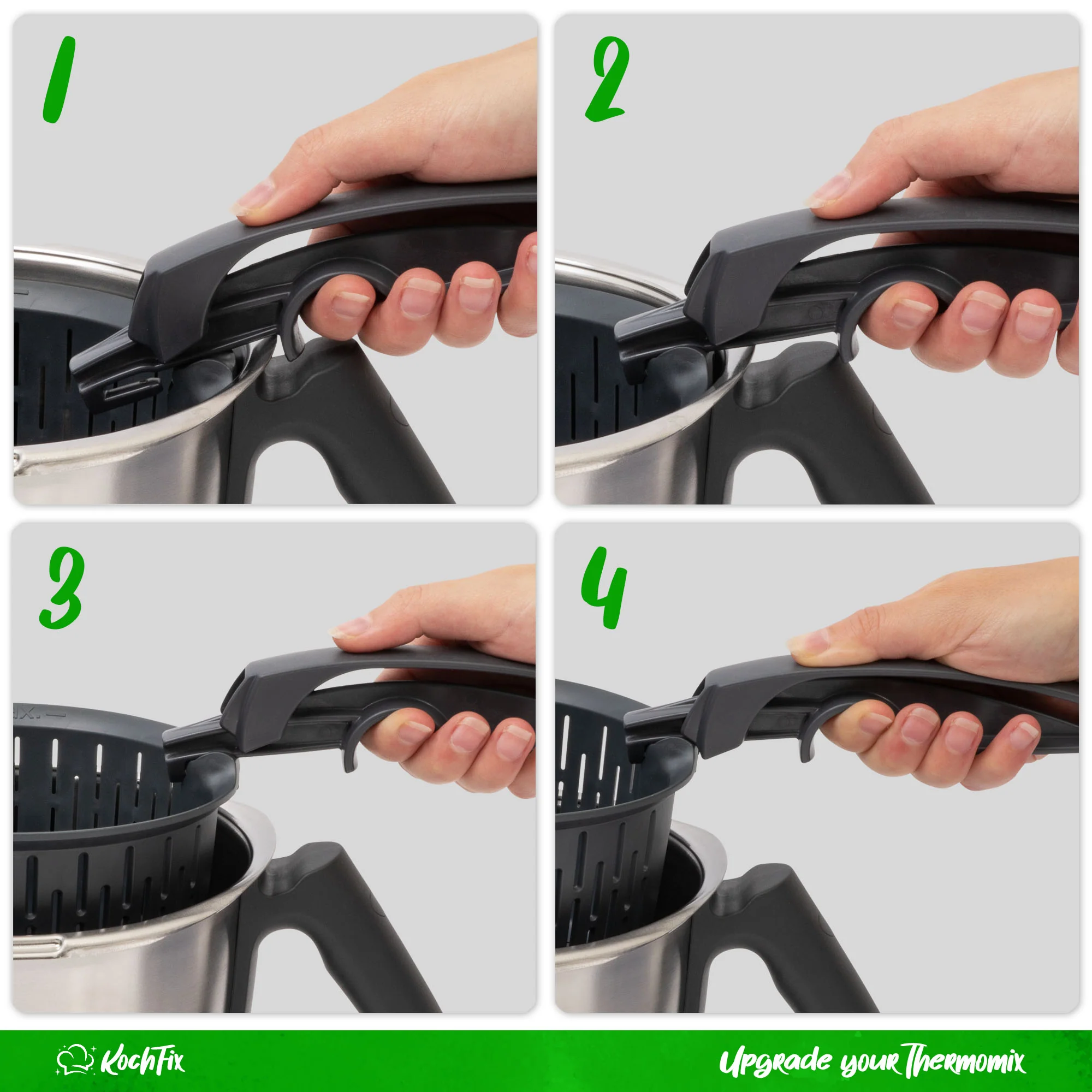 KochFix Garkorb-Griff für Thermomix-Gareinsatz TM7, TM6, TM5, TM31 - Image 4