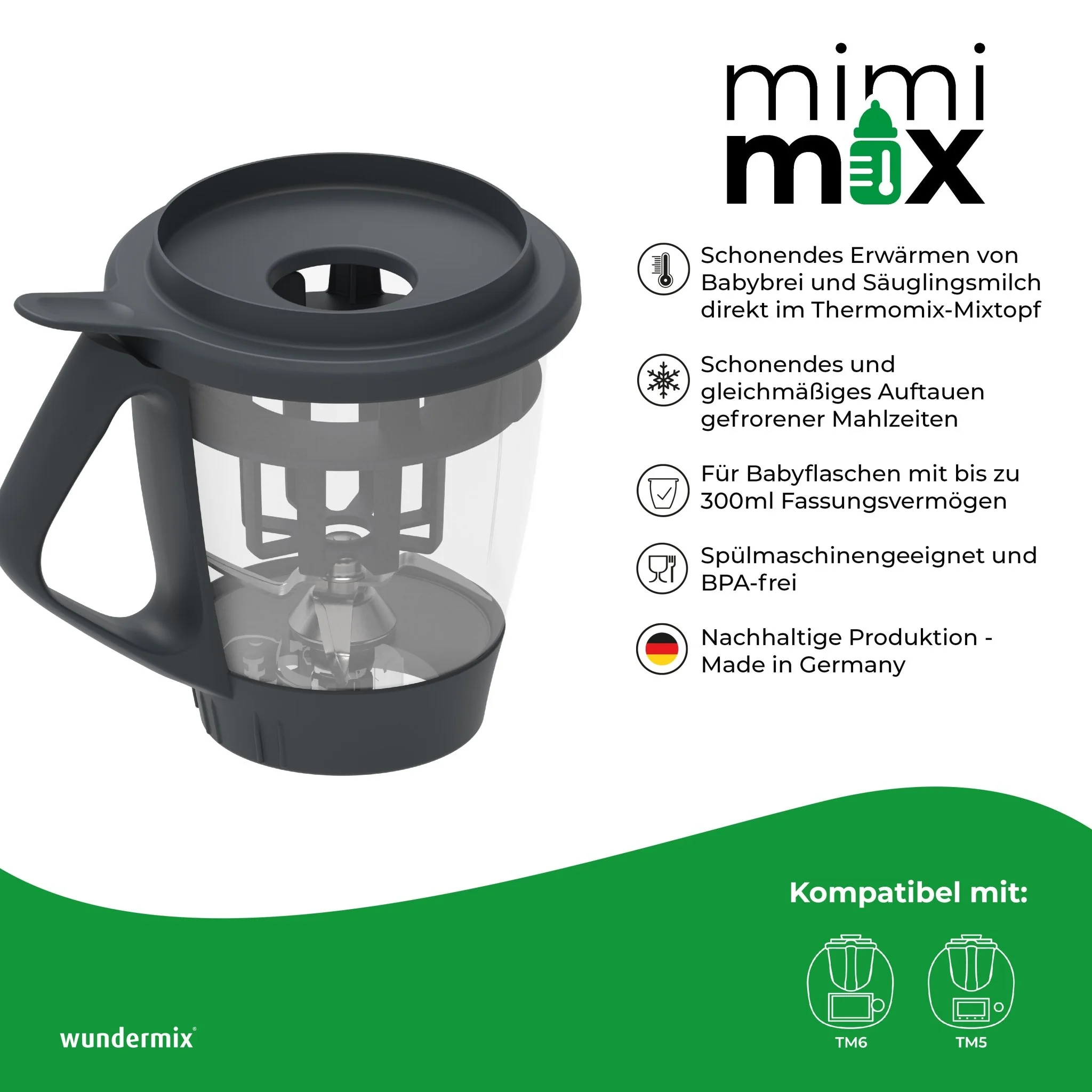 Mimimix® | Babyflaschenwärmer für Thermomix TM7, TM6, TM5 - Image 3