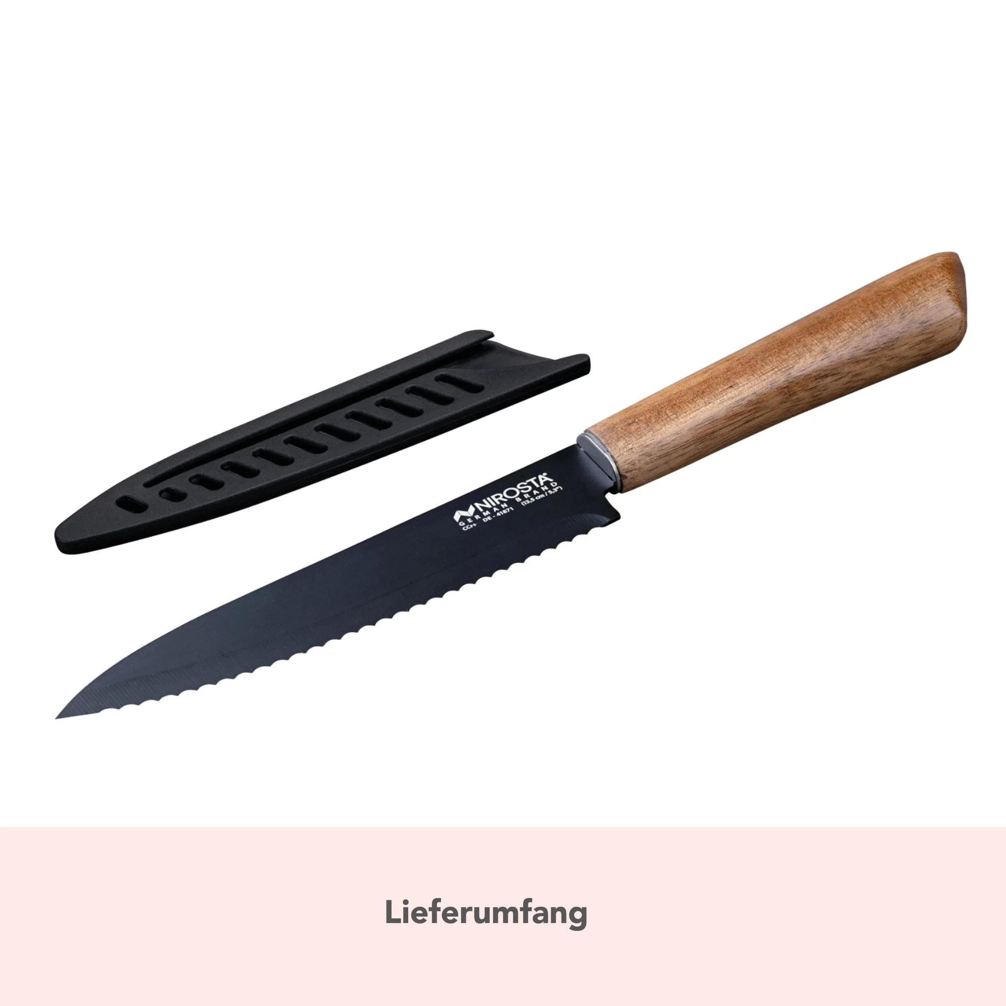 Küchenmesser gezahnt | 11 cm Klinge - Image 5
