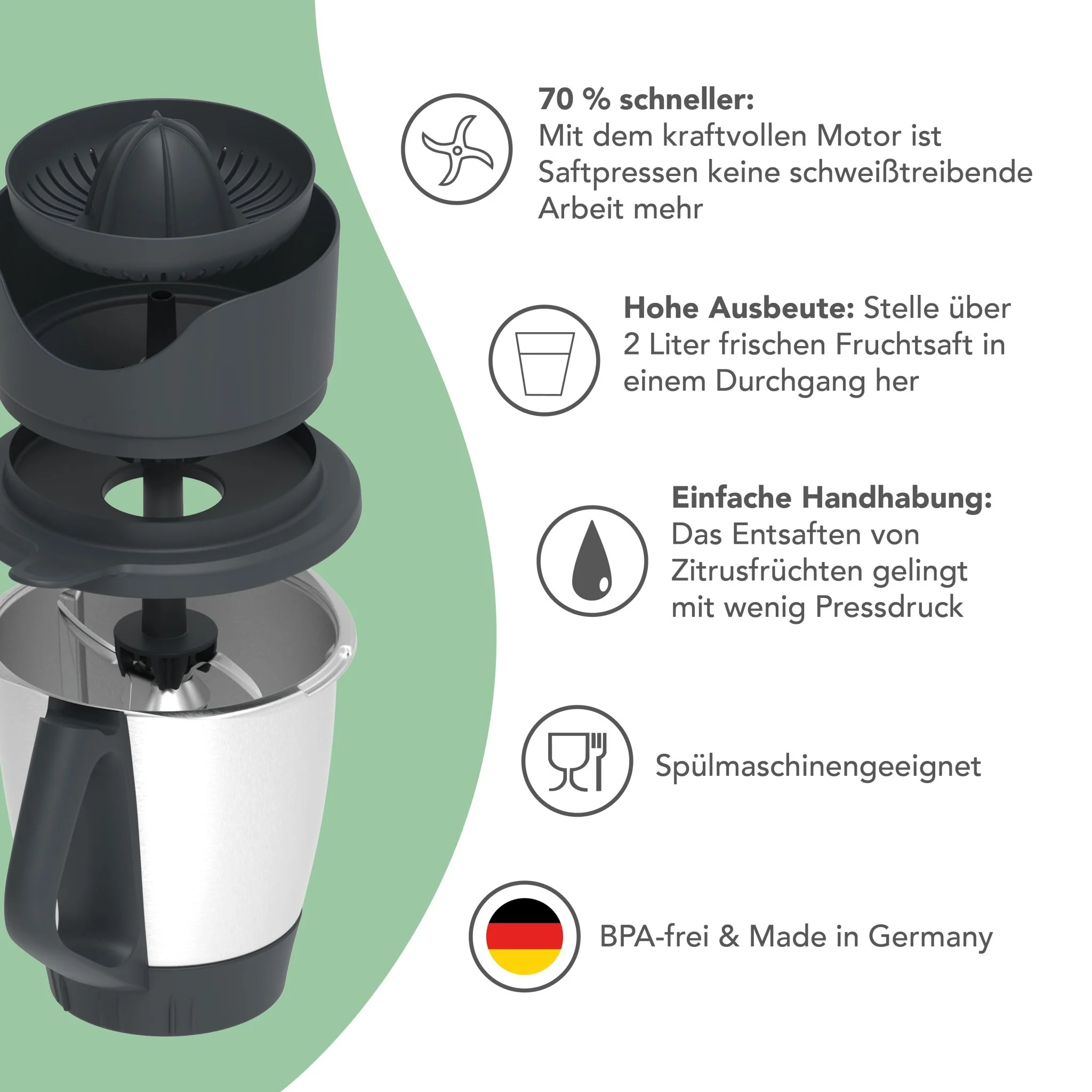 WunderJuicer® | Saftpresse für Thermomix - Image 5