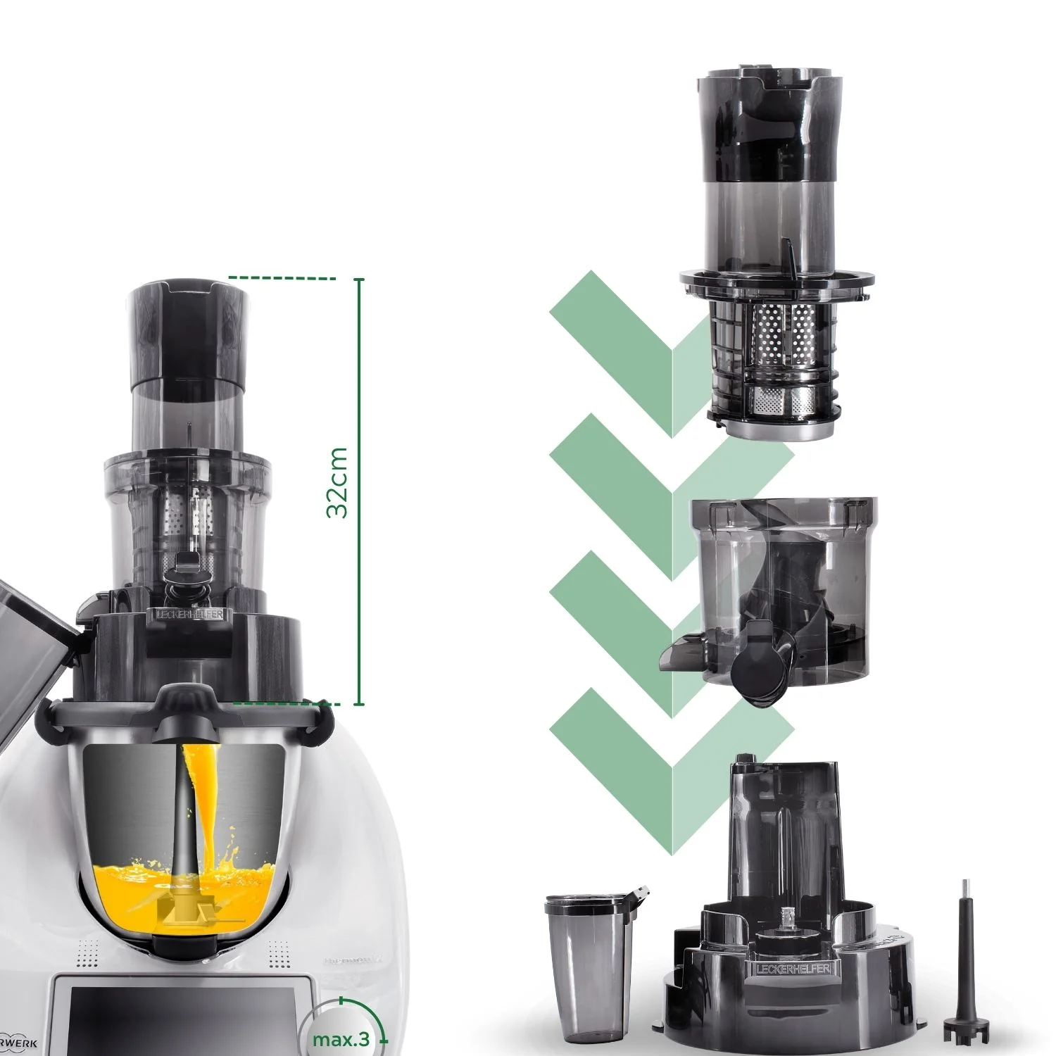 SaftPro | Slowjuicer / Entsafter für Thermomix TM6/TM5 - Image 4