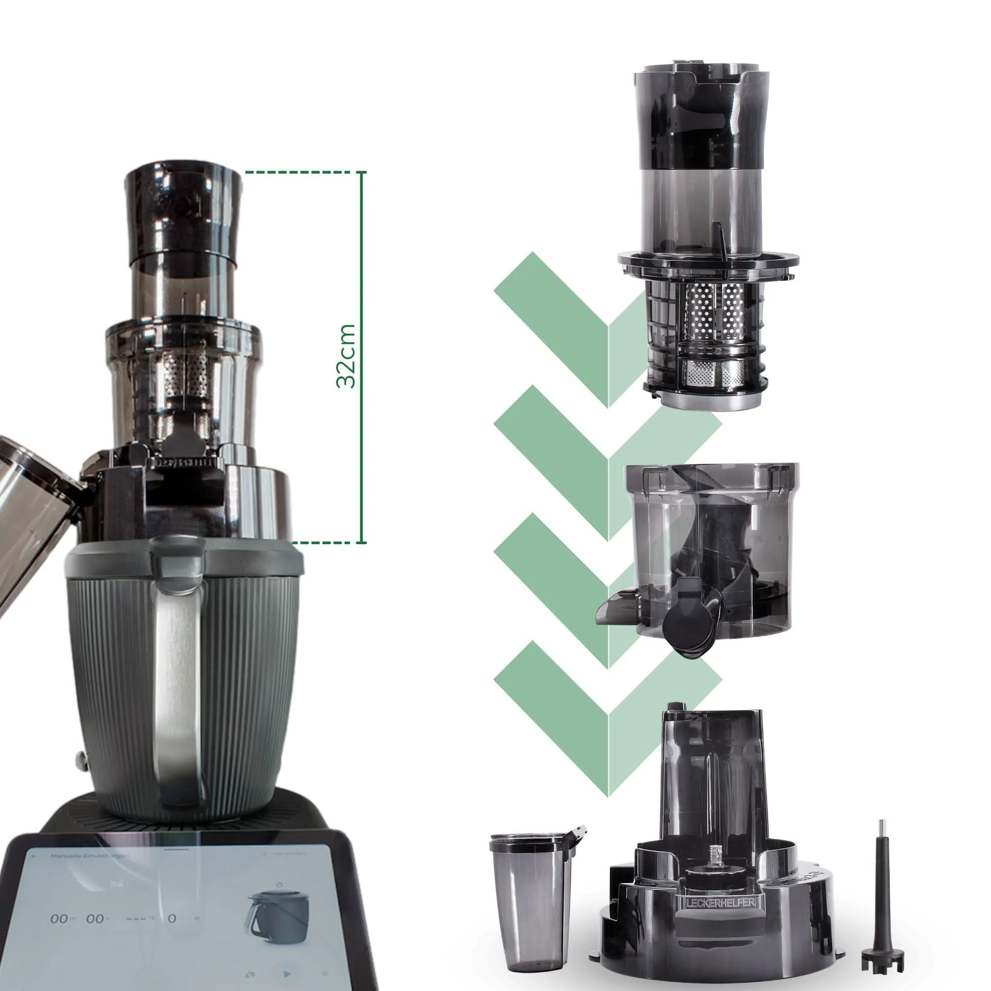 SaftPro | Slowjuicer / Entsafter inkl. Adapter für Thermomix TM7 - Image 10