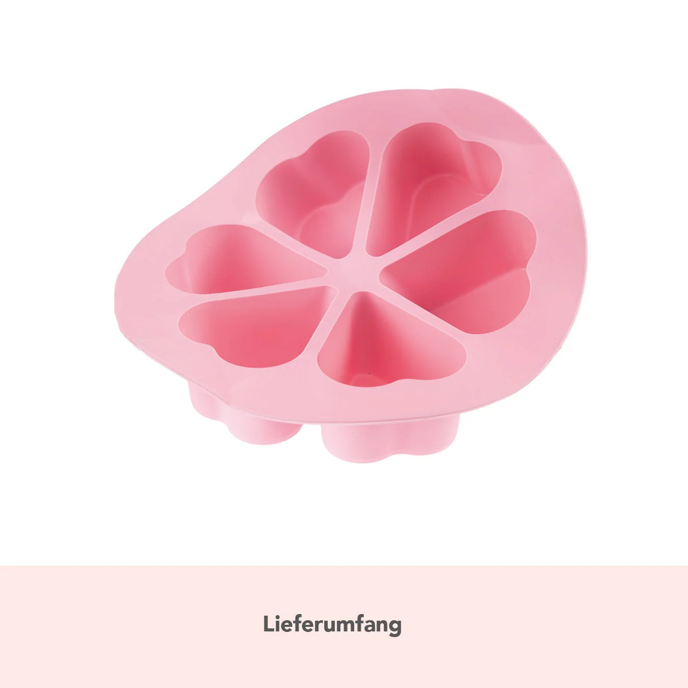 Silikon-Muffinform rosa Herzen - ideal für Varoma und Dampfgaraufsatz Monsieur Cuisine - Image 5