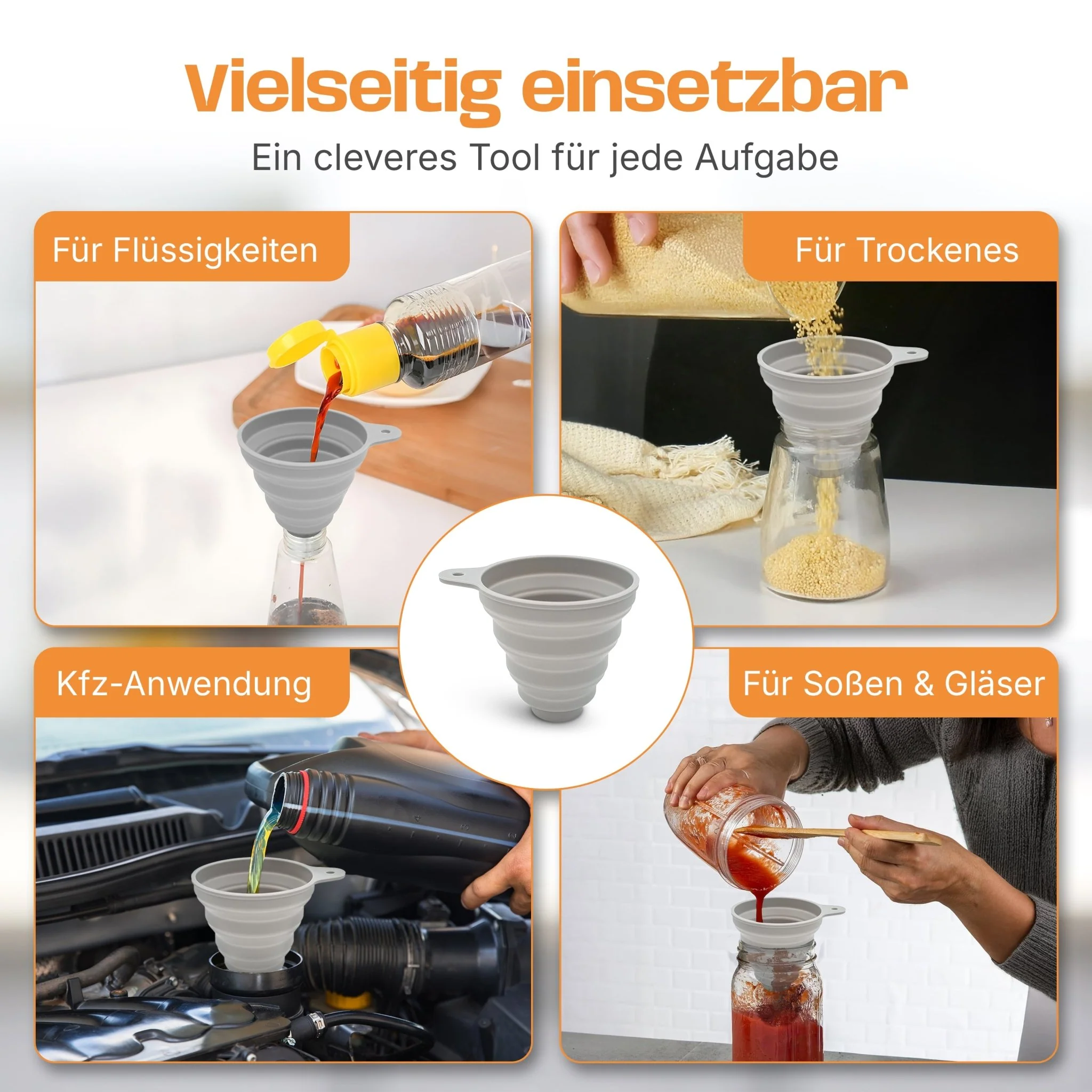 Silikon-Trichter für Monsieur Cuisine Smart, Connect, Trend & Compact - Image 5