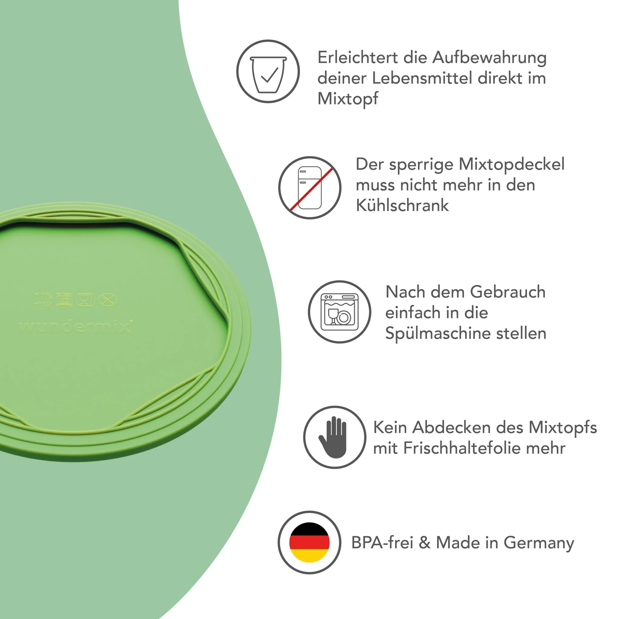 WunderLid® | Silikondeckel für Thermomix-Mixtopf | 2er Set - Image 3