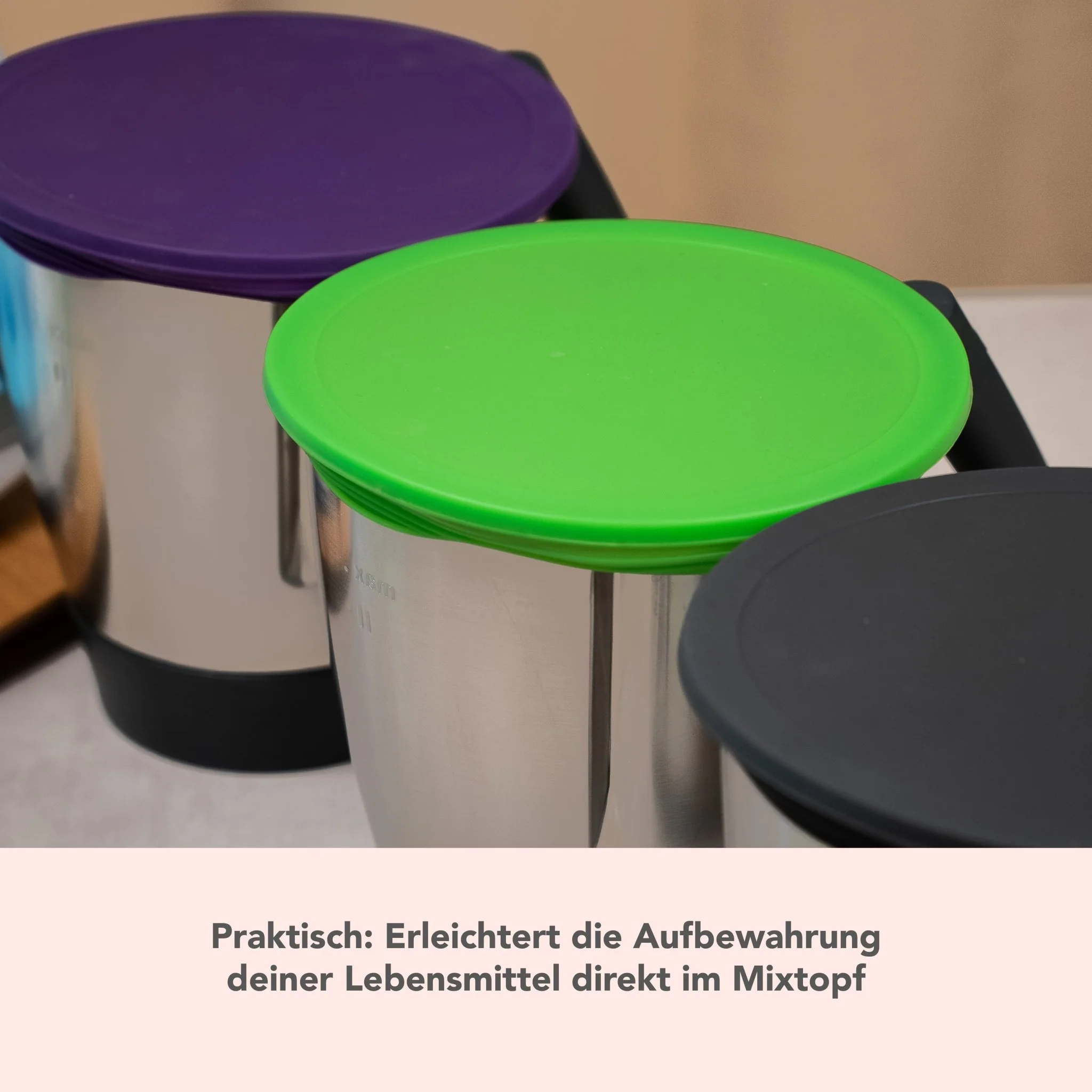 WunderLid® | Silikondeckel für Thermomix-Mixtopf | 2er Set - Image 4
