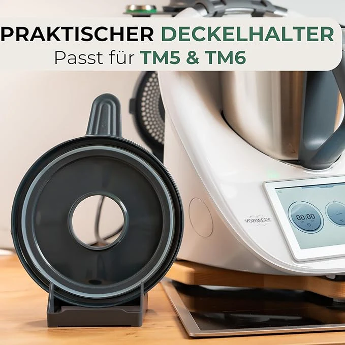 STERNEKOCH Deckelhalter mit Abtropfschale für Thermomix TM6, TM5 und Monsieur Cuisine Compact - Image 2