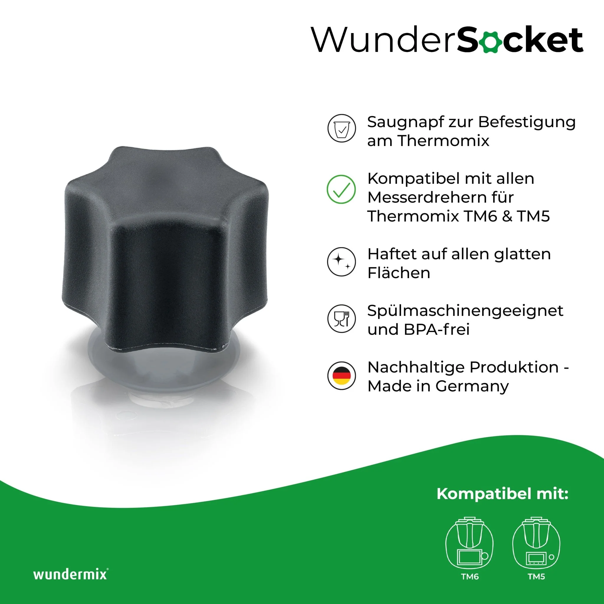 WunderSocket® | Teiglöser-Halterung für Thermomix TM6, TM5 - Image 3
