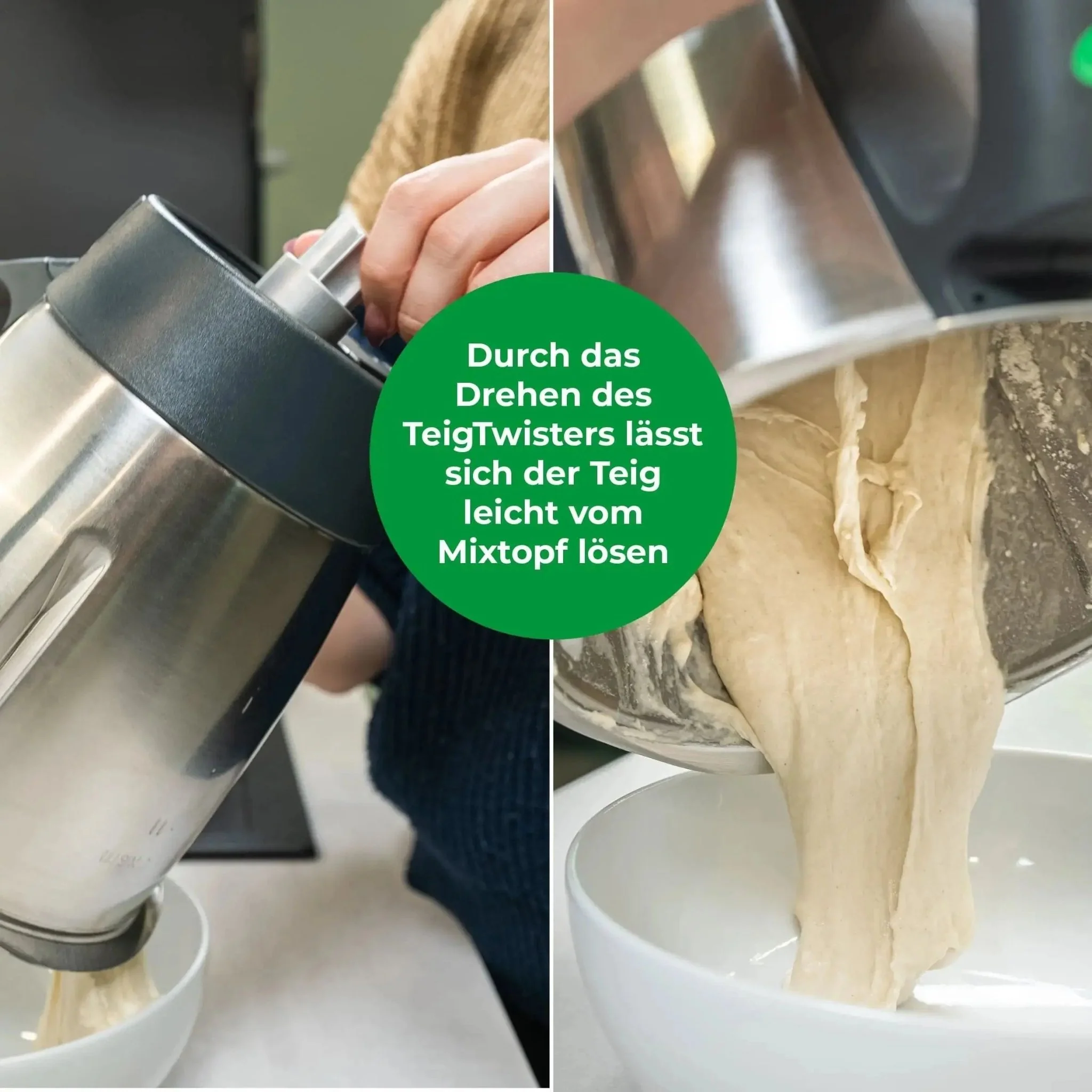 TeigTwister® für Monsieur Cuisine Connect, Trend, Smart | Teiglöser aus Kunststoff - Image 4