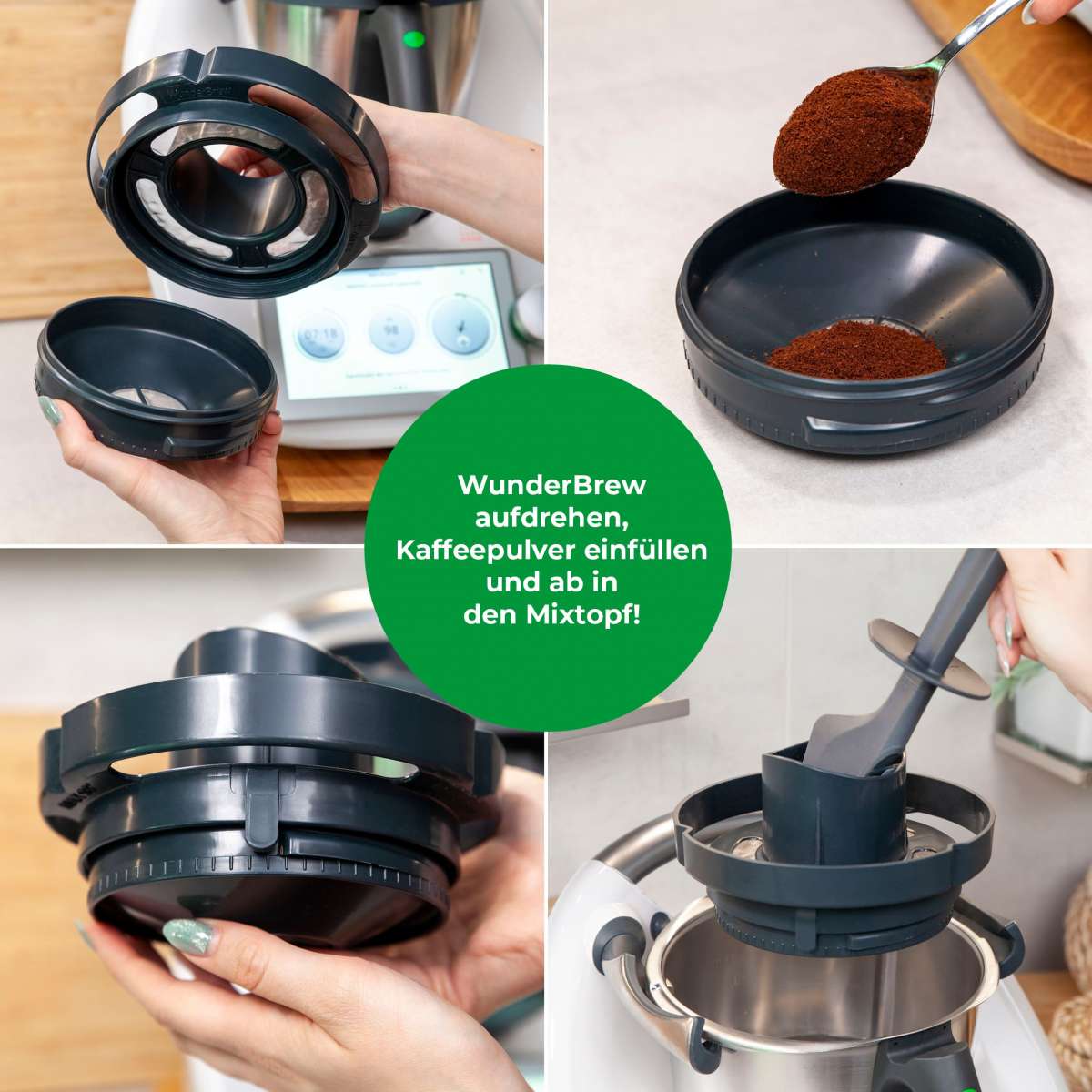 WunderBrew® | Kaffeefilter-Einsatz für Thermomix TM7, TM6, TM5 - Image 4