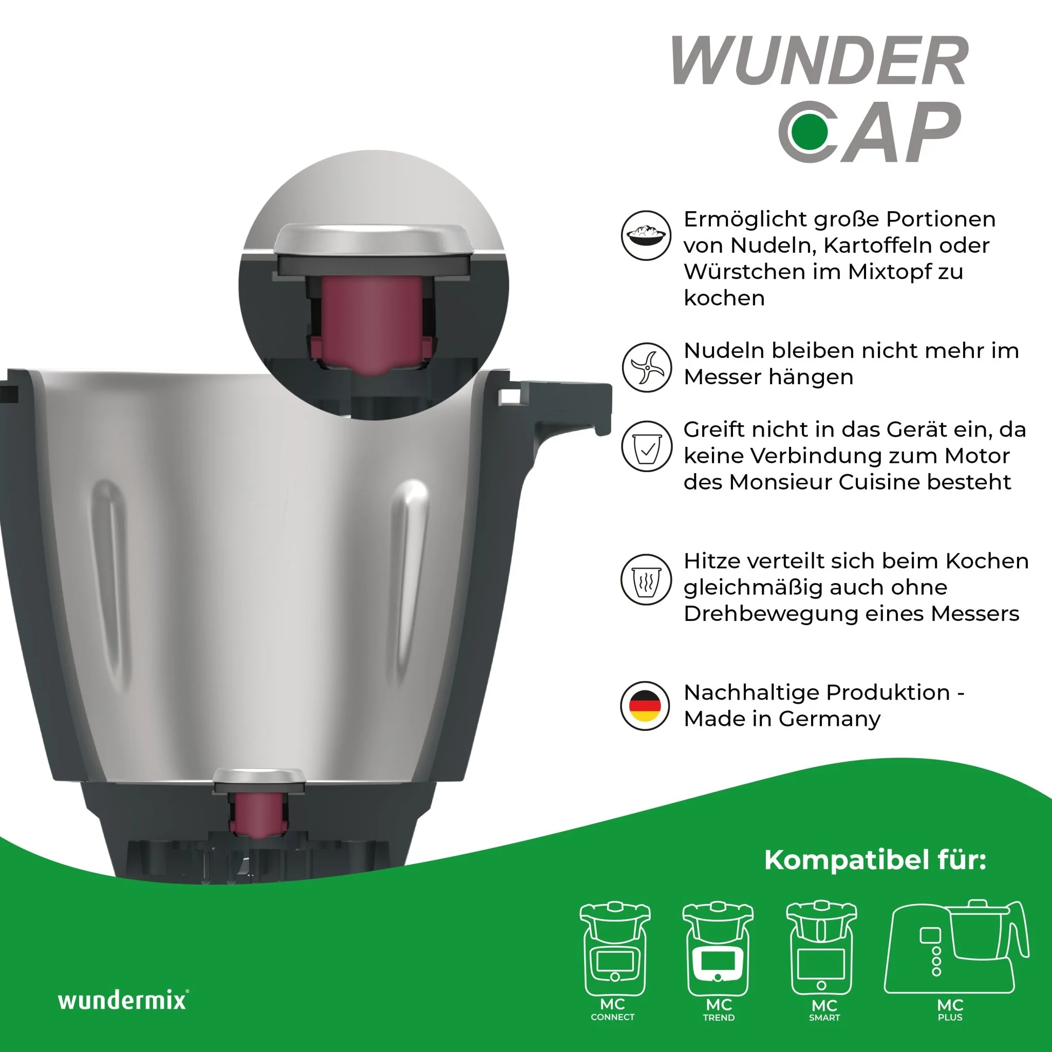 WunderCap® für Monsieur Cuisine Connect, Trend, Smart, Edition Plus & Compact - Image 3