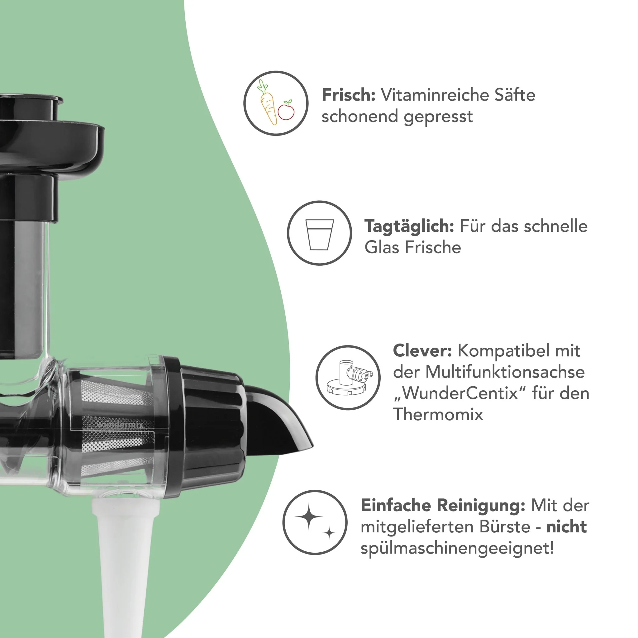 WunderCentix® | Starter-Set "Slow Juicer" für TM6, TM5 - Image 4