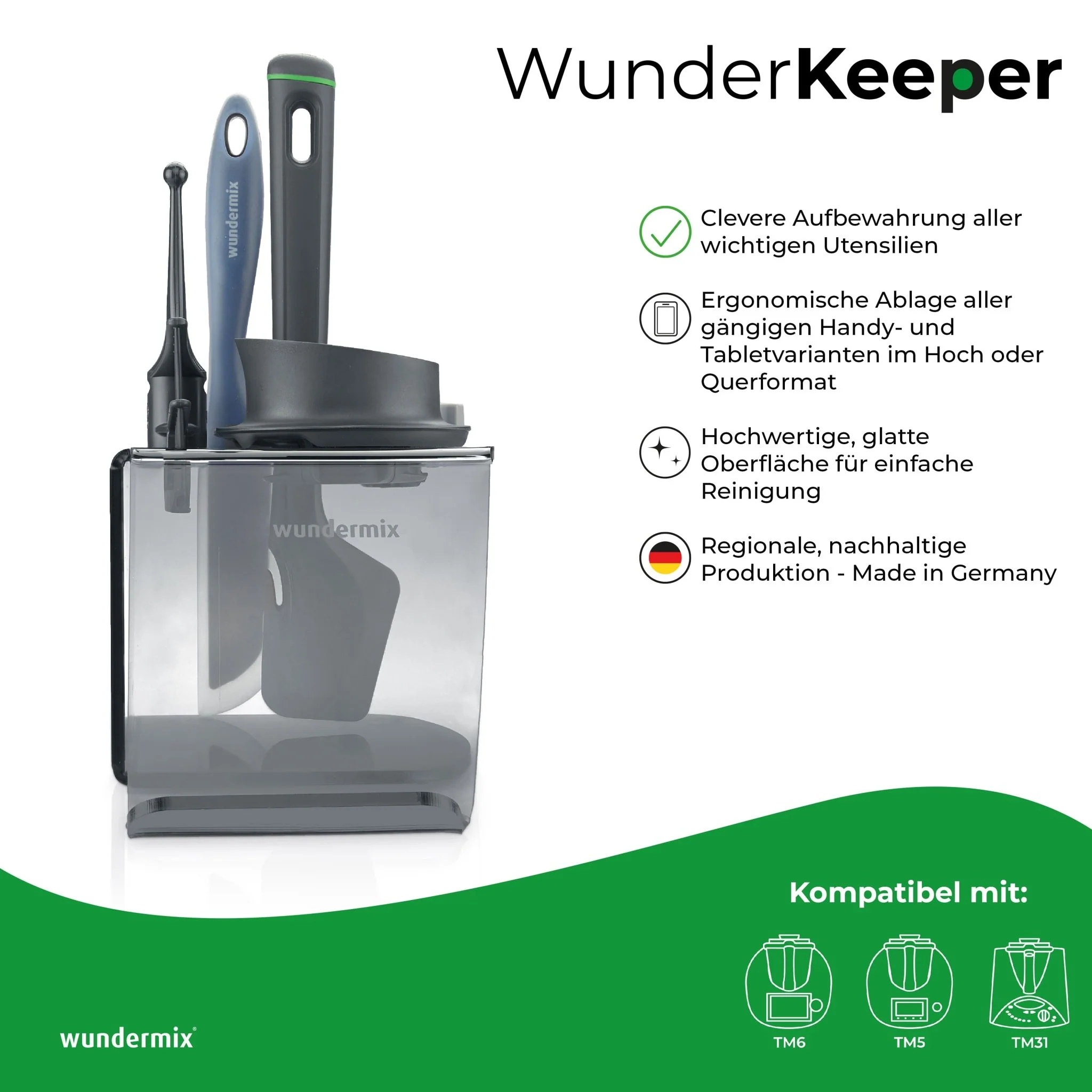 WunderKeeper® | Utensilienhalter für Thermomix TM6, TM5, TM31 - Image 3