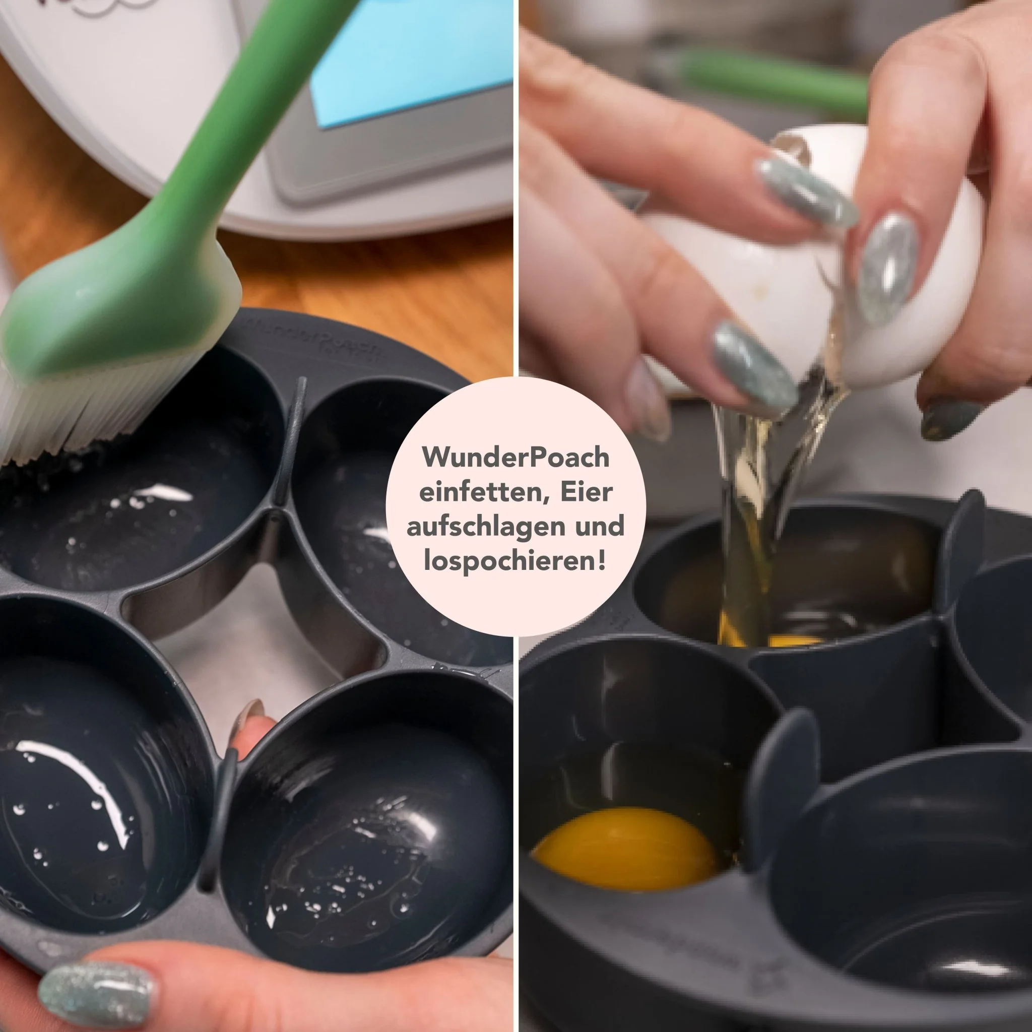 WunderPoach® for four | Pochiereinsatz für Thermomix, Monsieur Cuisine, Cookit - Image 4