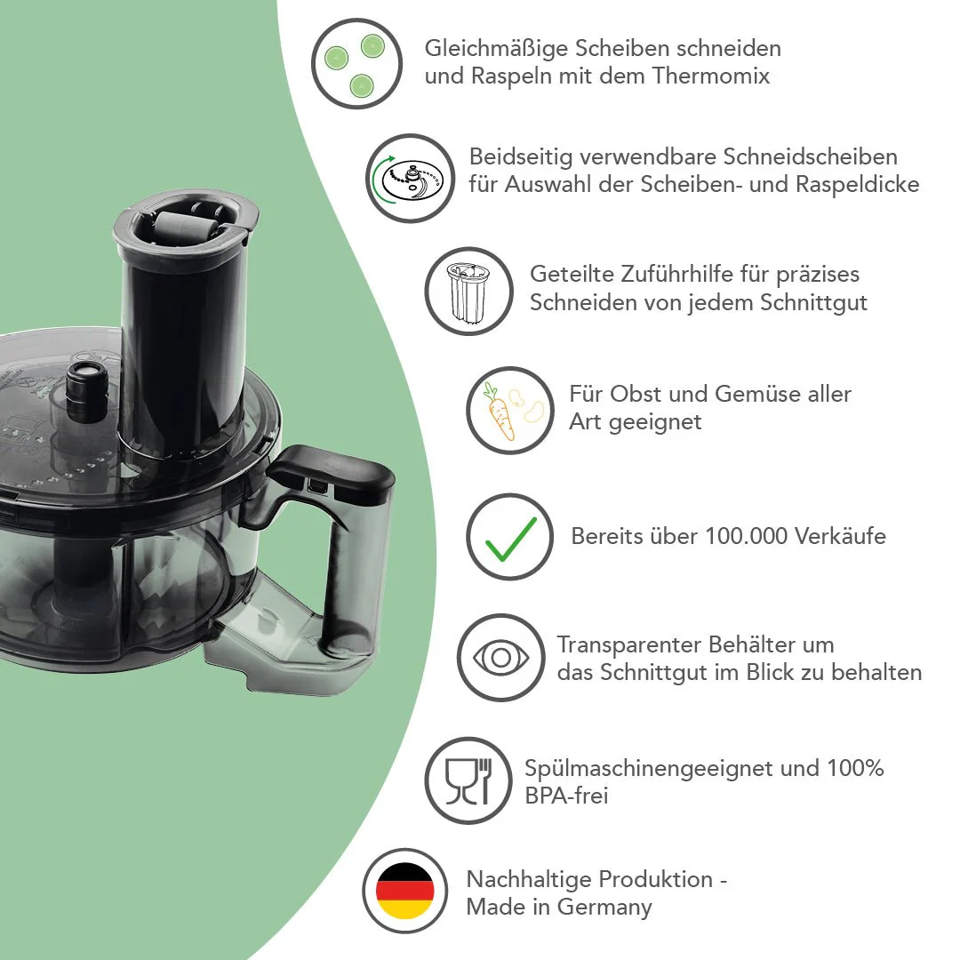 WunderSlicer® V2 & WunderZoodler® Sparset für Thermomix TM7, TM6, TM5 - Image 4