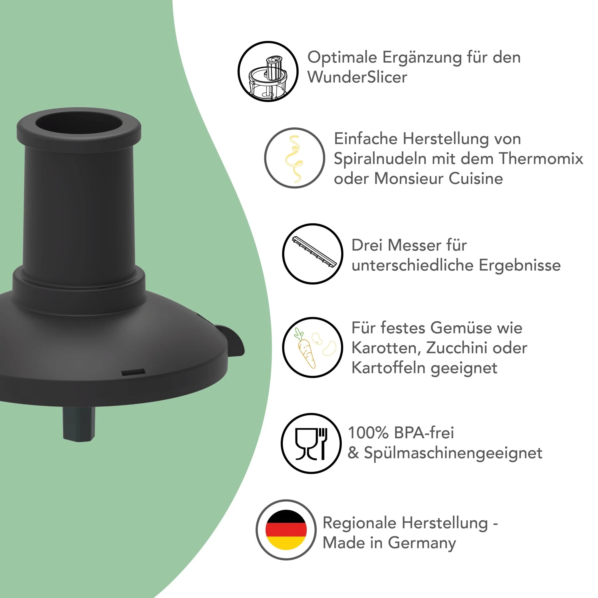 [Erweiterung] WunderZoodler® | Spiralschneider für WunderSlicer - Image 6