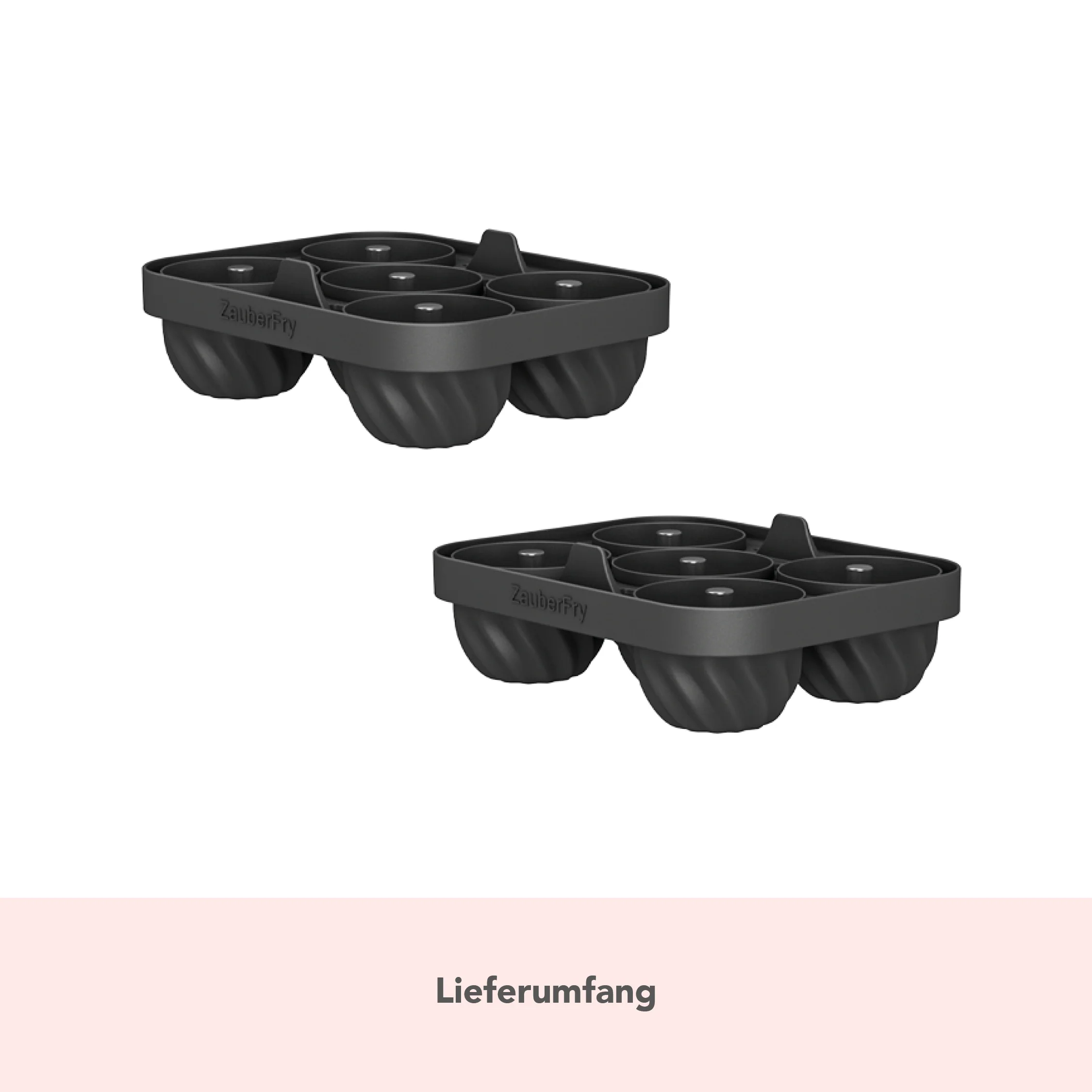 ZauberFry | Backform „Mini-Gugelhupf“ kompatibel mit Ninja Airfryer  (2er-Set) - Image 6
