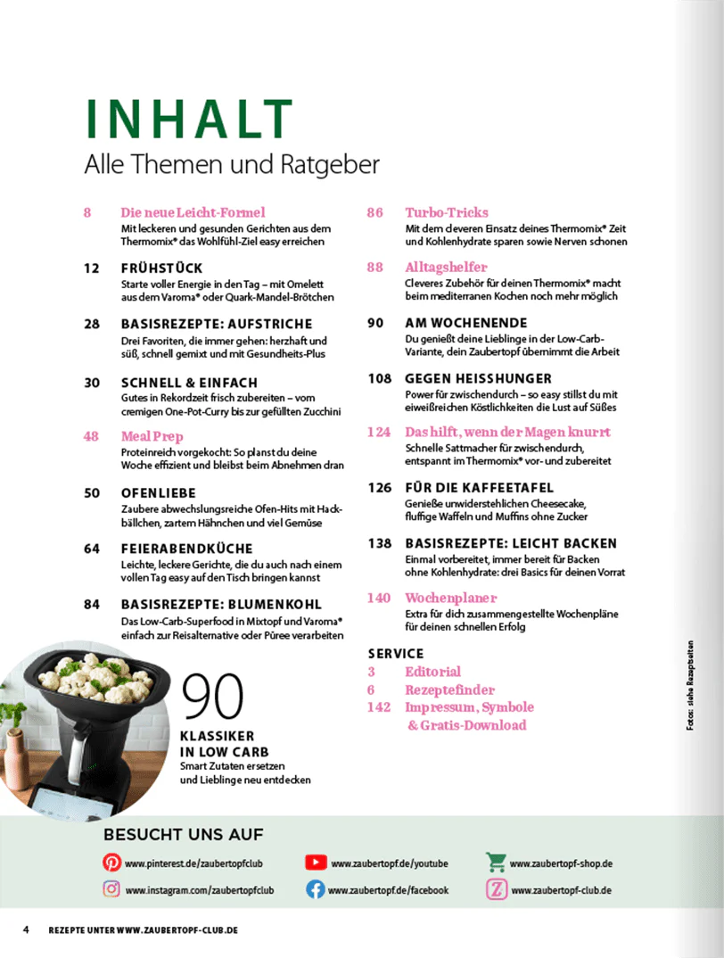 ZauberTopf Gold-Edition "Low Carb Express" - Ausgabe 01/2026 - Image 4